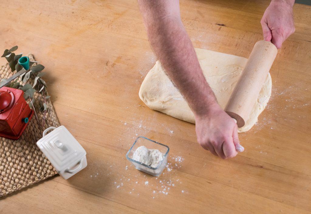 Elaboración de cinammon roll