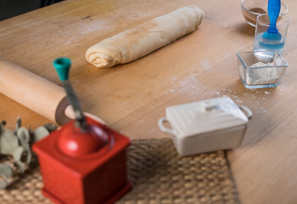 Elaboración de cinammon roll