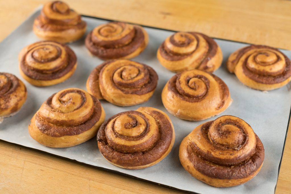 Elaboración de cinammon roll