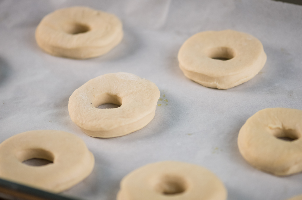 Ponemos al horno las piezas de levadura fresca de levanova 