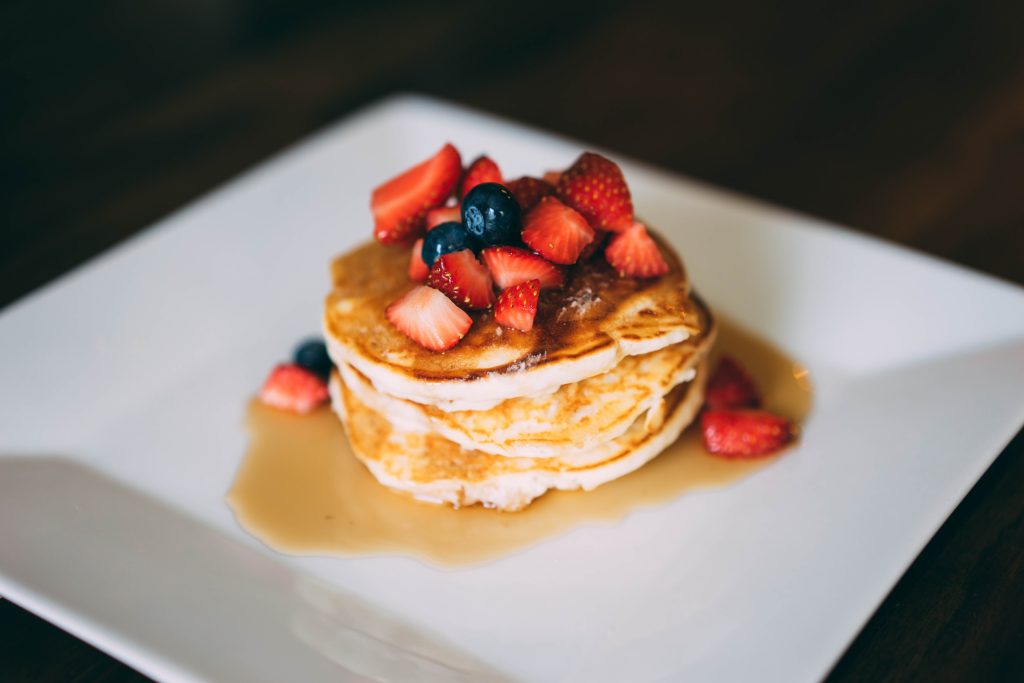 Tortitas con fresas