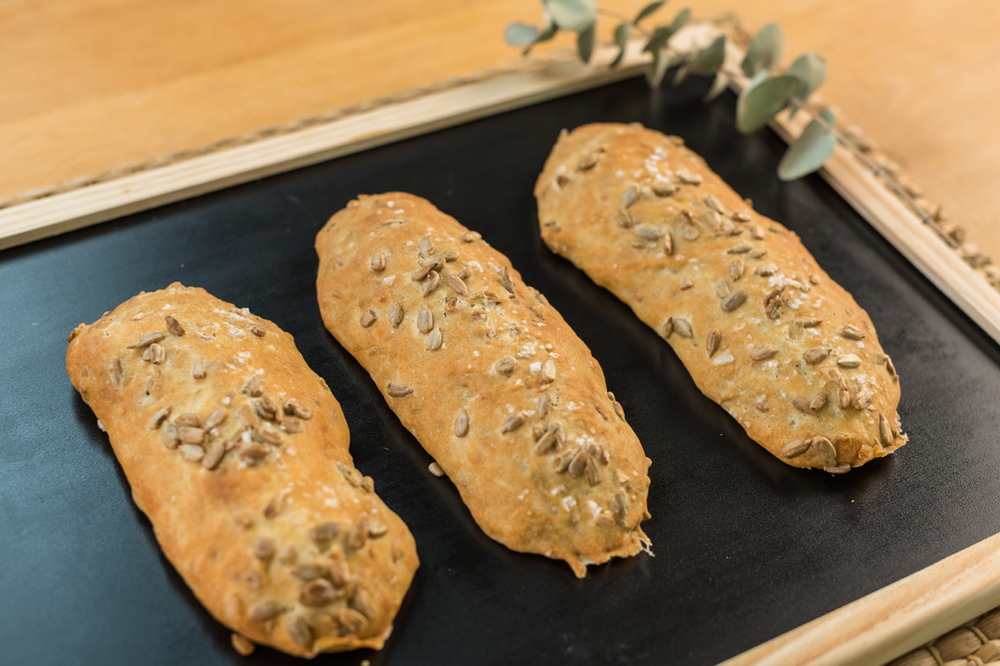 Palitos de pan de pipas caseros