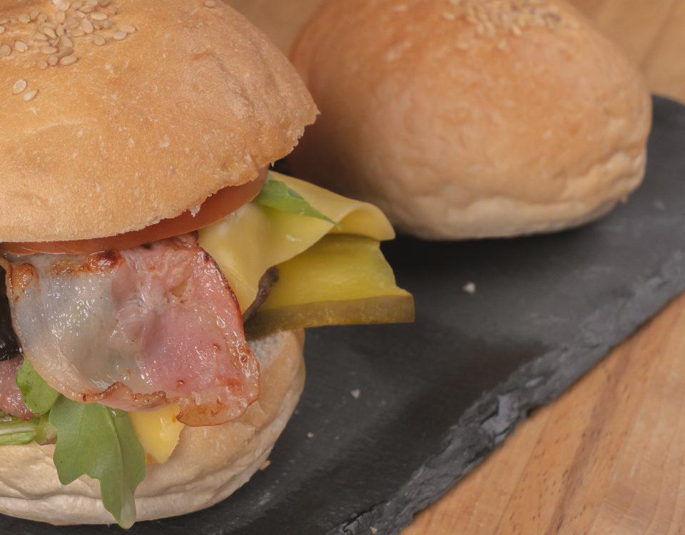 Hamburguesa casera de ternera