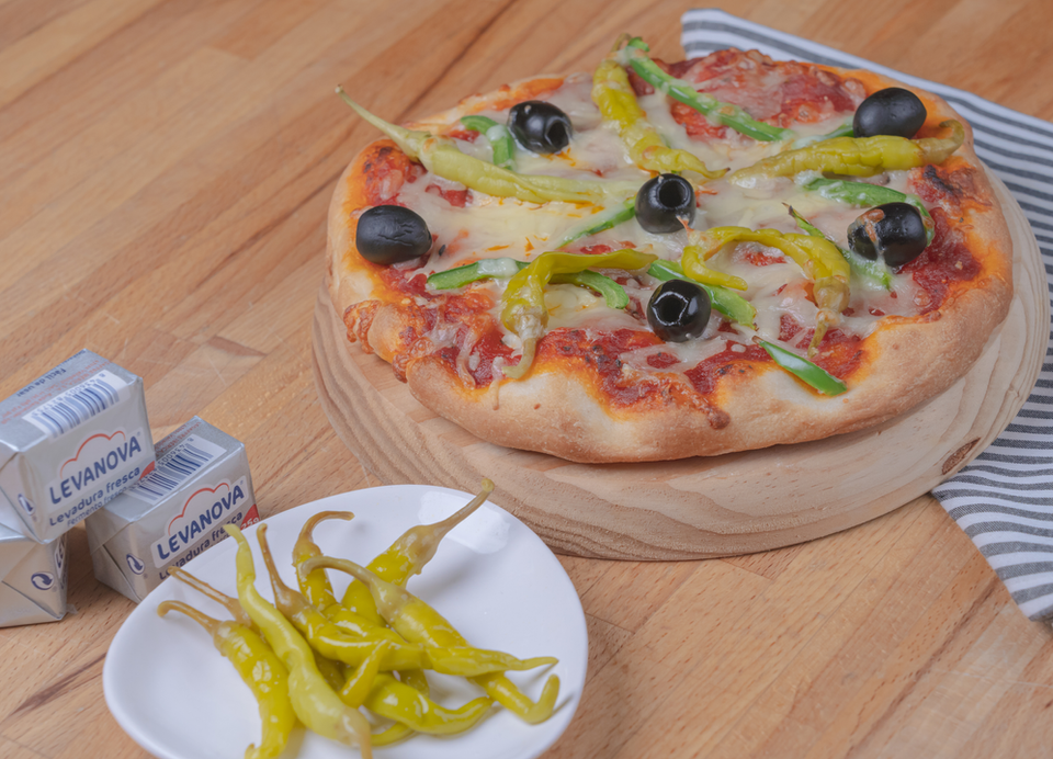 Pizza picante con Levanova