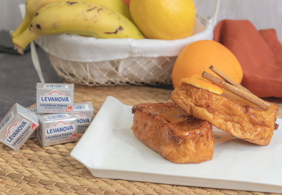 torrijas caseras con Levanova