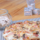 Pizza carbonara casera