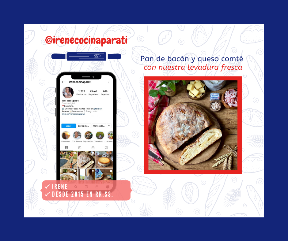 Perfil Instagram Irene cocina para ti
