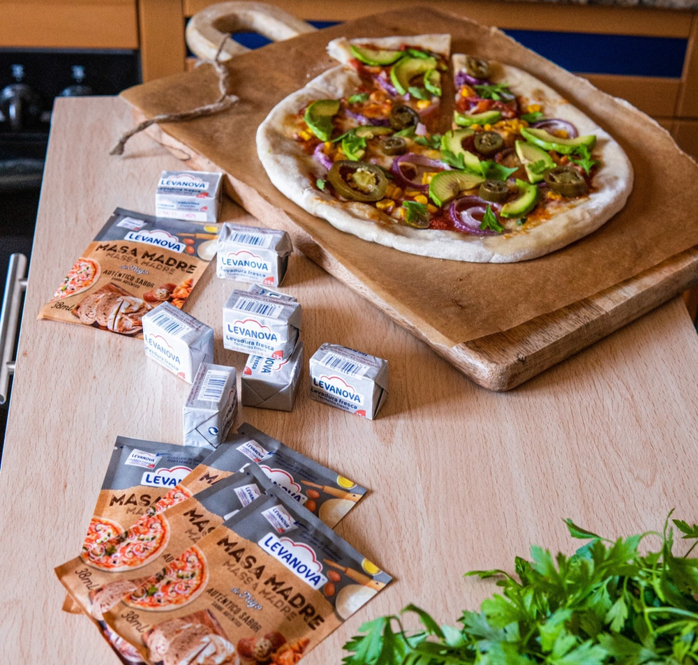 Pizza burrito preparada