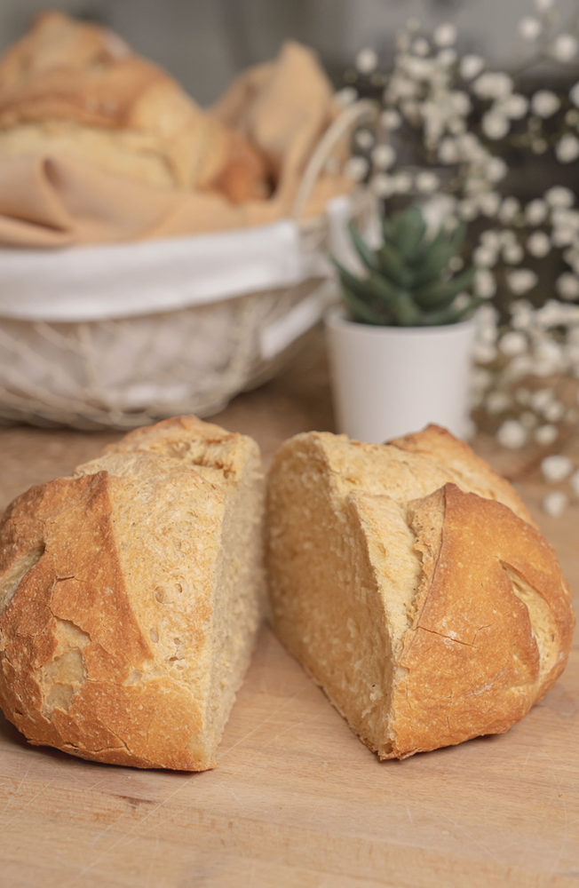 Hogaza de pan de maíz