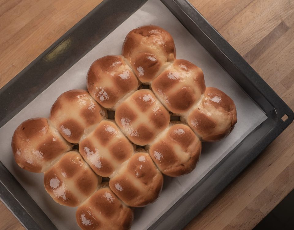 Receta de Hot Cross Buns