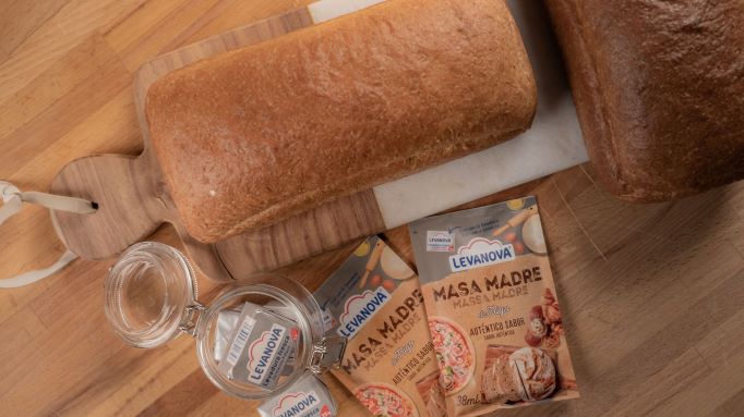 Ingredientes para preparar pan de molde integral