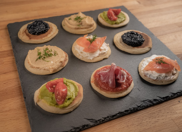 Blinis caseros de Levanova