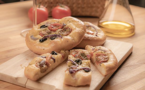 Mini focaccias caseras de Levanova
