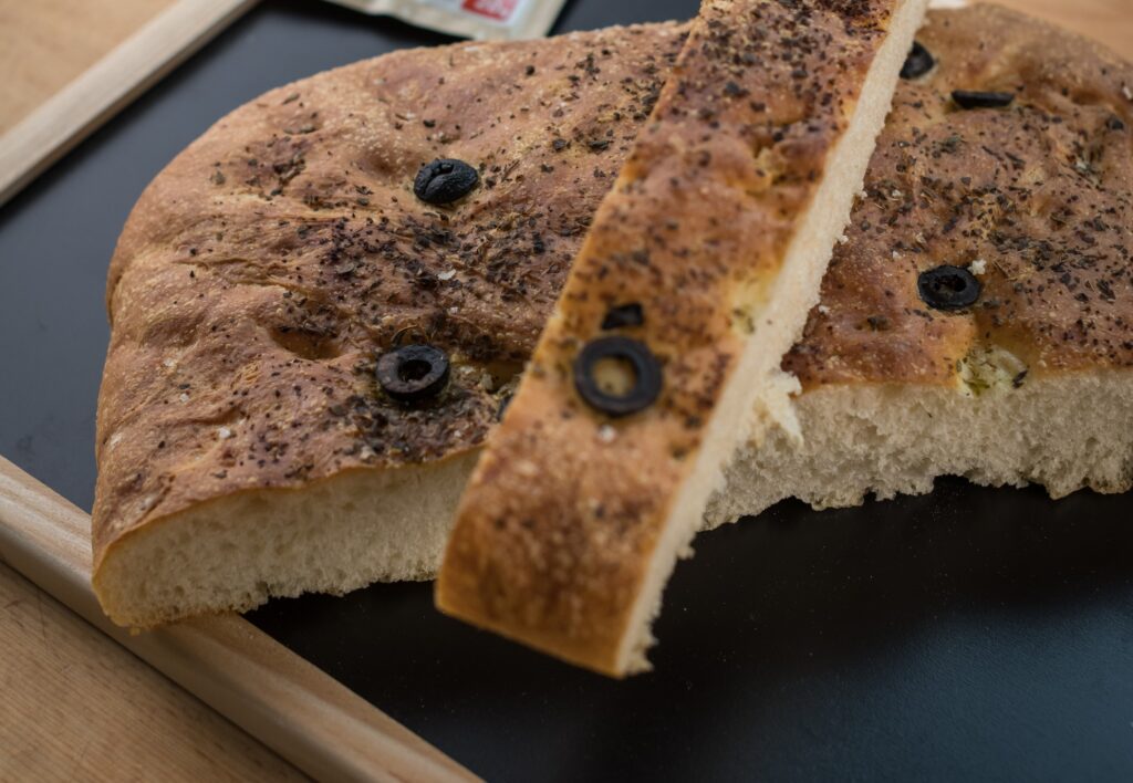 Receta de focaccia con aceituna