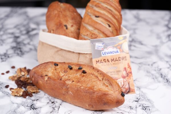 Pan de nueces y pasas