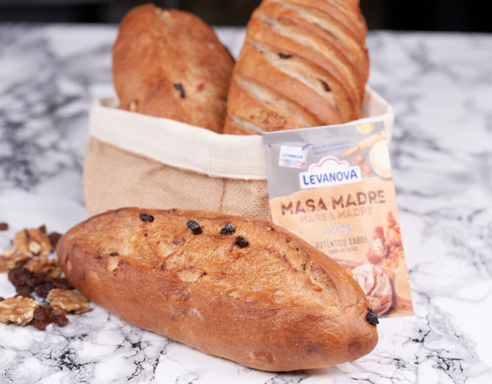 Pan de nueces y pasas