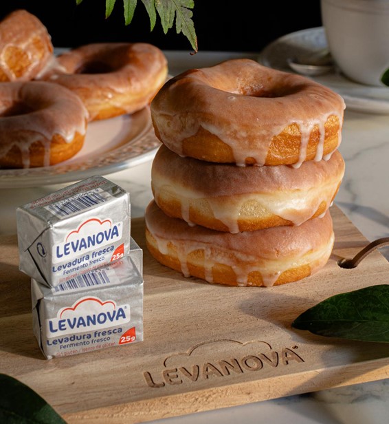Donuts caseros con Levanova