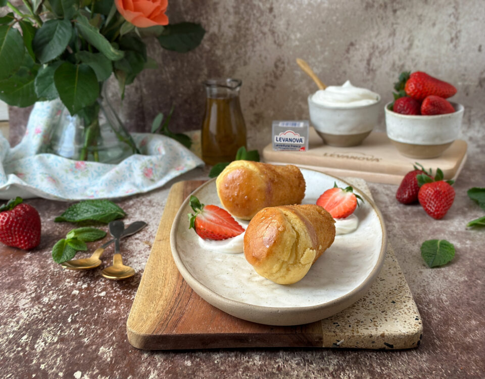 Receta de babá al ron con nata